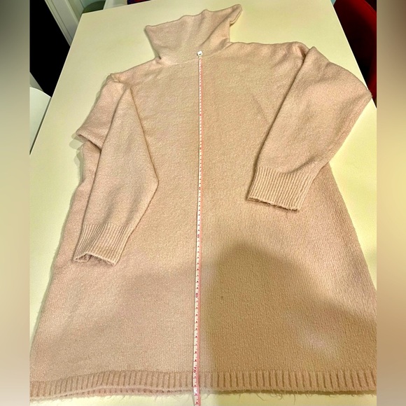 MANGO Long Sleeve Turtleneck Sweater Dress_Pink_Size : XS (US 2) - Picture 10 of 15